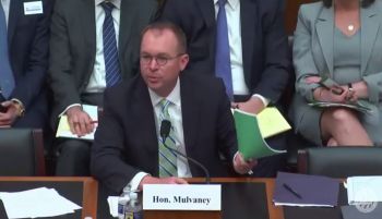 Acting CFPB Director Mick Mulvaney in testimony before the House Financial Services Committee earlier this year.