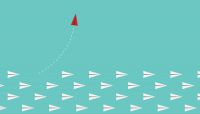 Flying away from the flock first may be disruptive, but it may also be the best strategy play.