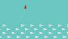 Flying away from the flock first may be disruptive, but it may also be the best strategy play.