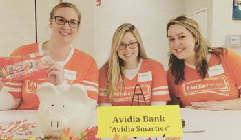 The Avidia Smarties are employee brand ambassadors for Massachusetts’ Avidia Bank. They receive special training to keep things in compliance online while promoting the brand in social media and in person.